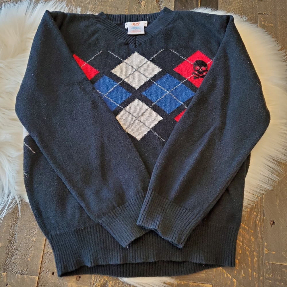 Joe Fresh Toddler Boys Pirate Argyle Print Size 5